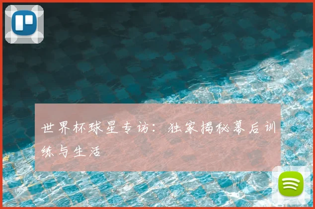 世界杯球星专访:独家揭秘幕后训练与生活